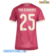 Camisa de time de futebol Real Madrid Yan Diomande #25 Replicas 3º Equipamento Feminina 2026-27 Manga Curta